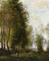 Corot, Jean-Baptiste-Camille - A Shady Resting Place( Le Dormoir.)